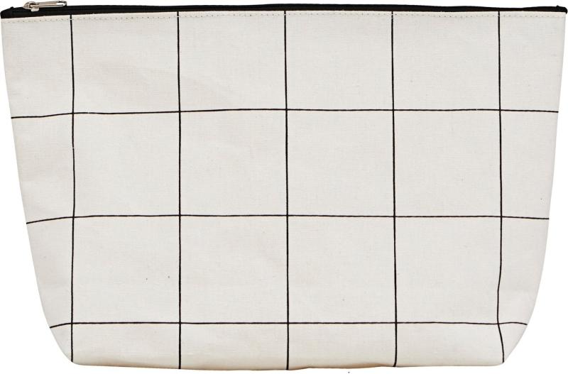 Elegant hvid toilettaske fra House Doctor - Squares serie