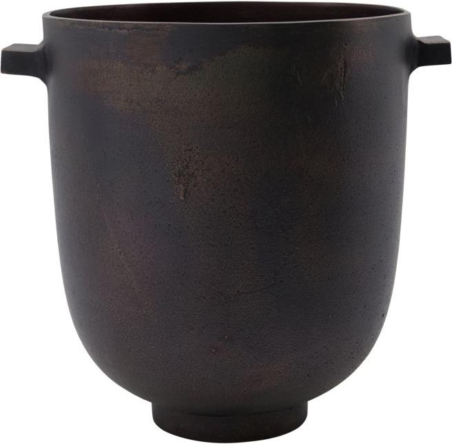 Foem  Urtepotte  Bruneret Messing  H20x24