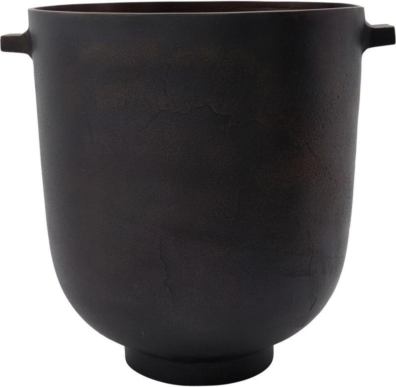 Foem  Urtepotte  Bruneret Messing  H25x28