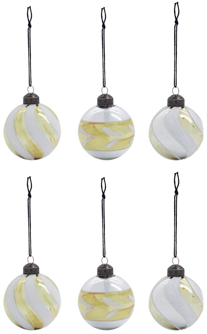 Glowi Ornament i Guld - Elegant Julepynt til Hjemmet
