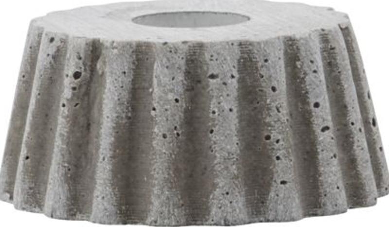 Mold Bake Lysestage i Grå - Elegant og Minimalistisk Design