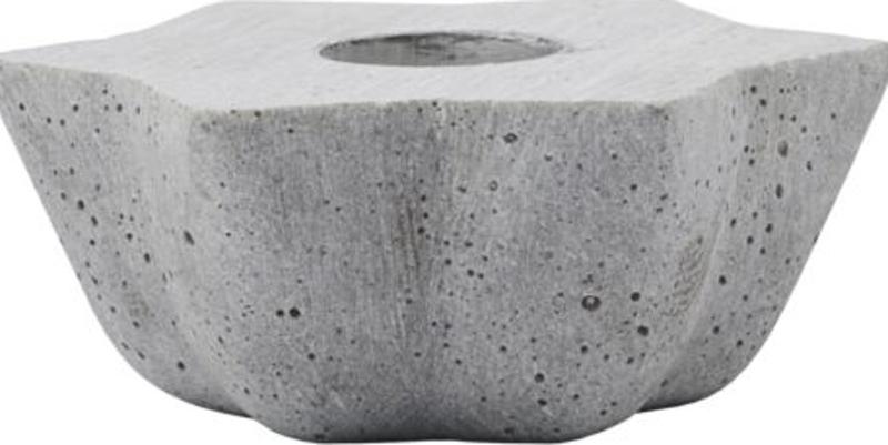 Mold Little Star Lysestage i Grå - Elegant Dekoration