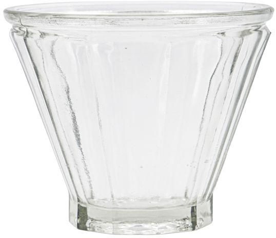 Fren Fyrfadsstage i Klar Glas - Elegant Boligtilbehør