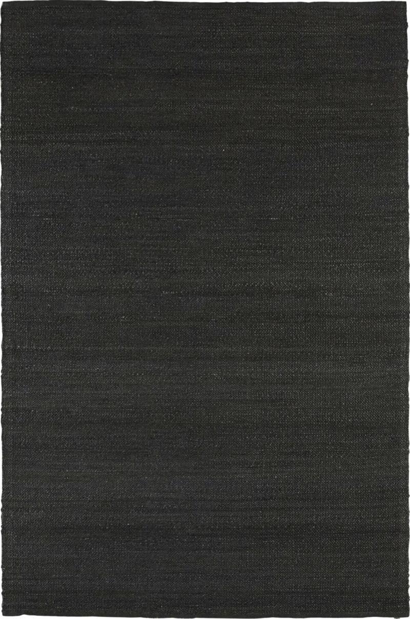 Hempi Tæppe i Sort - Elegant 200x300 cm til Dit Hjem