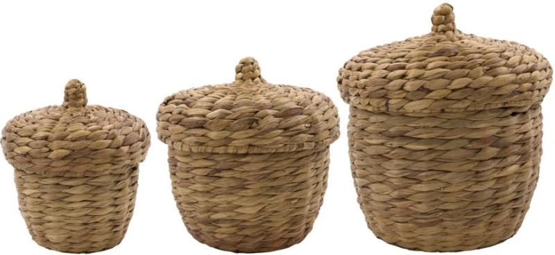Aske Kurv med Låg - Naturlig Opbevaring til Dit Hjem