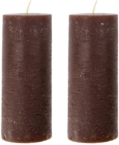Rustic Wax Bloklys Cognac H6 3x15