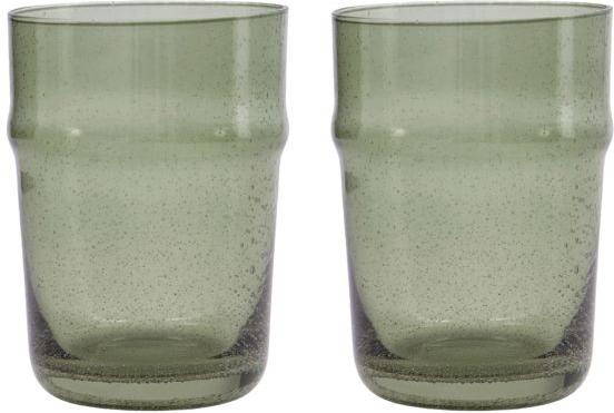 Elegant Rain Glas i Grøn fra House Doctor - Sæt med 2