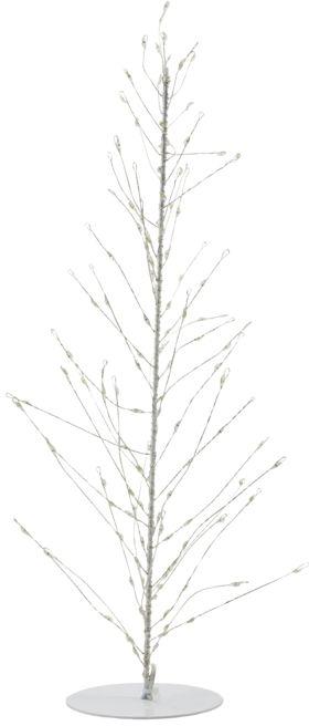 Glow Juletræ Ståltråd Hvid H12x45