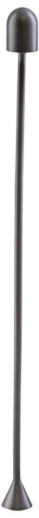 Grunge  Rørepind  Gunmetal  Rustfrit Stål