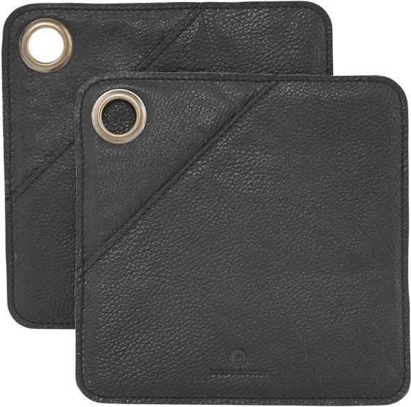 Elegant sort grydelap fra House Doctor - Square serie