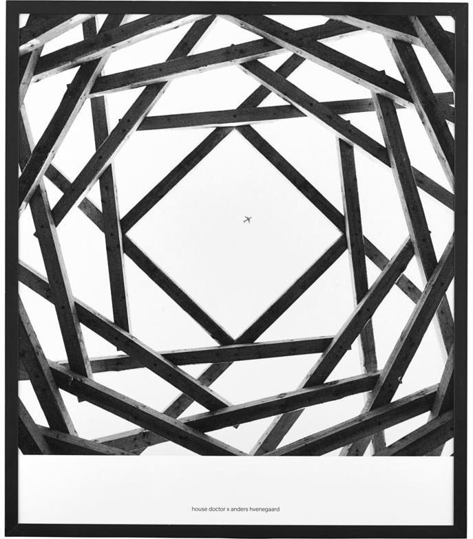 Minimalistisk illustration i sort - 32x37 cm fra House Doctor