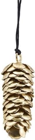 Corne Ornament i Messing - Elegant Julepynt til Dekoration