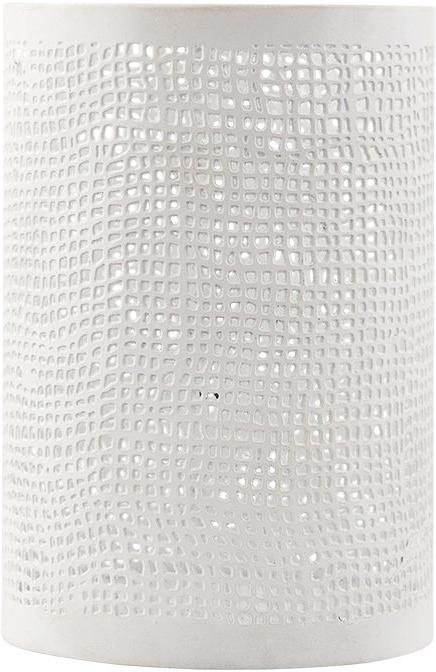 Hessian Fyrfadsstager i Hvid - Elegant Jern Design