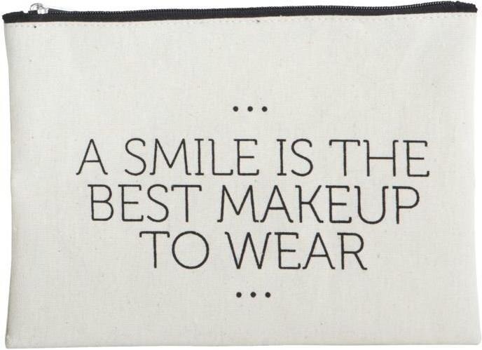 Elegant Makeup Taske i Hvid og Sort fra House Doctor