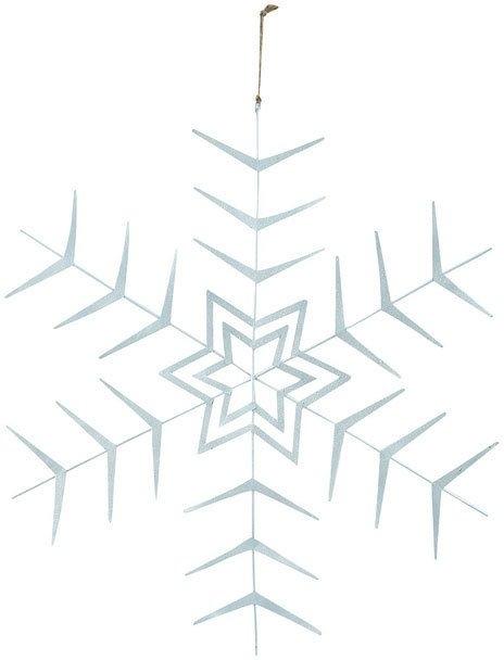 Sølv Crystal Ornament fra House Doctor - Elegant Julepynt