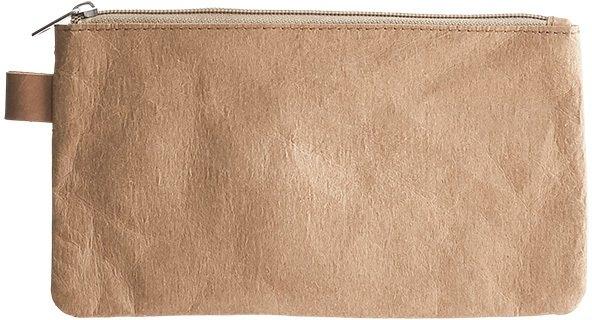 Craft  Opbevaring Med Lynlås  Brun  22x12    Papir