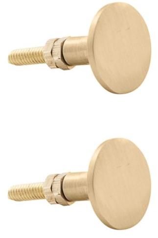 Elegant Messing Knop Håndtag - Sæt af 2 fra House Doctor