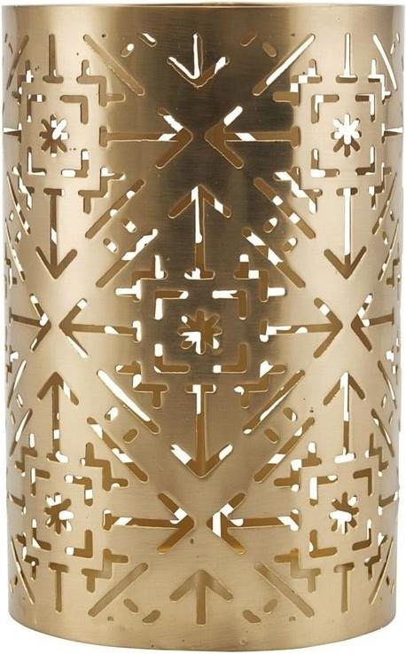 Wilma Fyrfadsstage i Messing - Elegant Julepynt