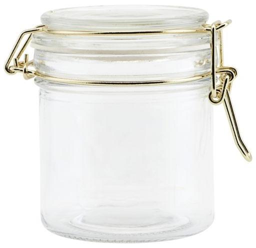 Elegant opbevaringsglas i klart glas fra House Doctor