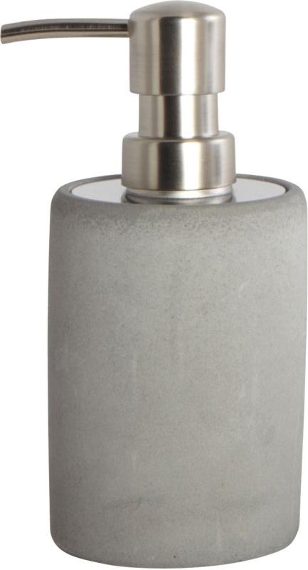 Cement  Dispenser Til Badeværelset  Grå Rustfrit Stål
