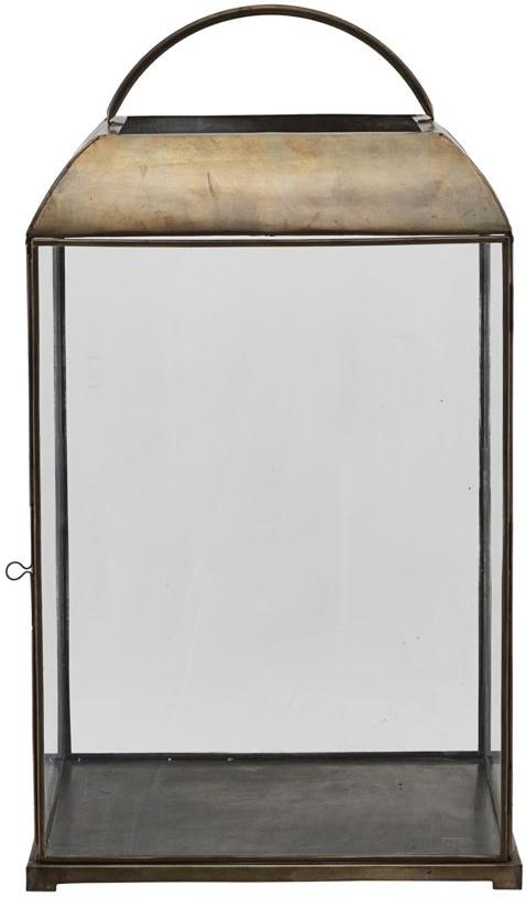 Mandurai Lanterne i Antik Messing – Elegant Dekoration