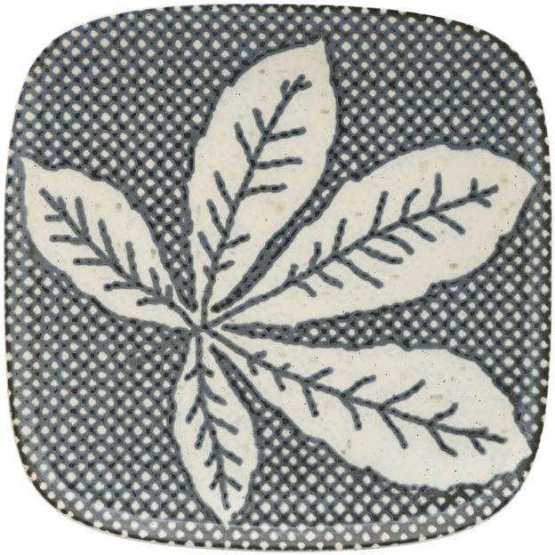 Oak Tallerken i Grå/Blå - Elegant Borddækning fra House Doctor
