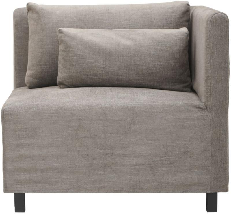 Hazel Night  Byg-selv Sofa  Grå Brun  H44x85x85    Hjørne