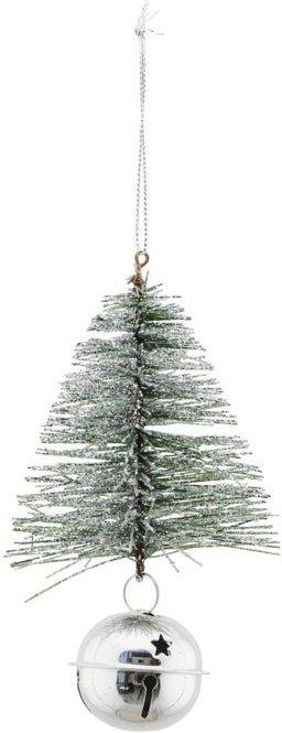 Tree  Amp  Bell  Ornament  Grøn  H8x8x13