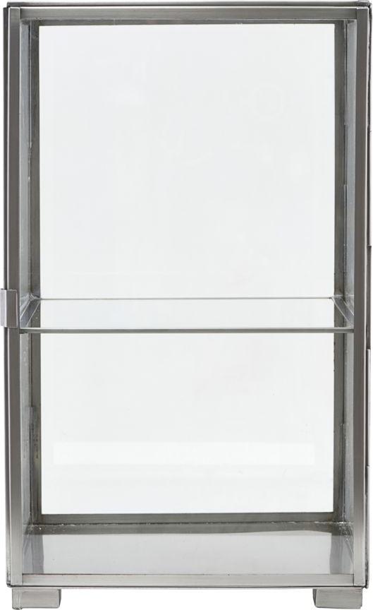 Elegant displayboks i zink og glas fra House Doctor