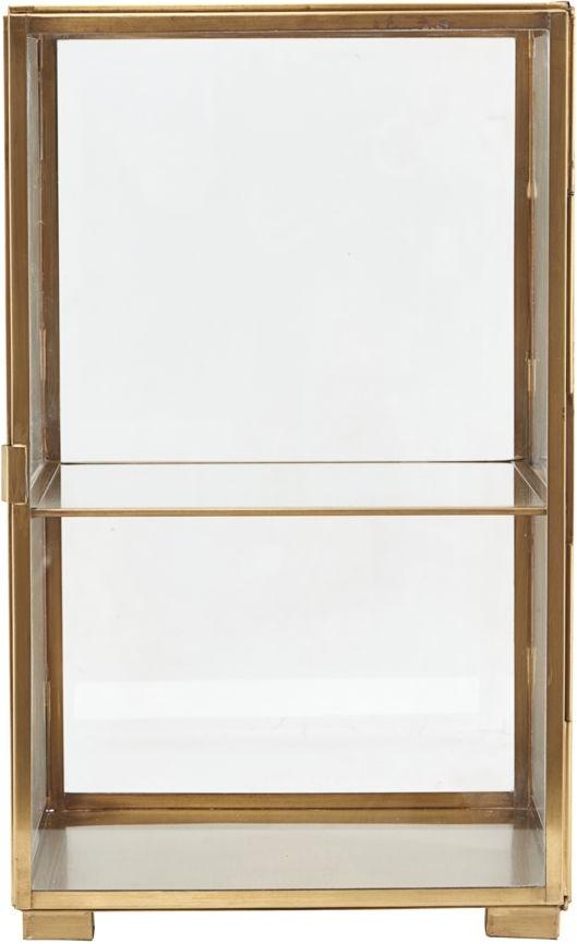 Elegant Displayboks i Messing og Glas fra House Doctor