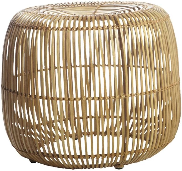 Moderne Natur Rattan Skammel fra House Doctor