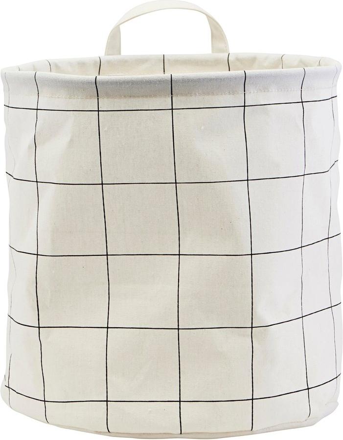 Squares Vasketøjskurv i Sort og Hvid - Elegant Design