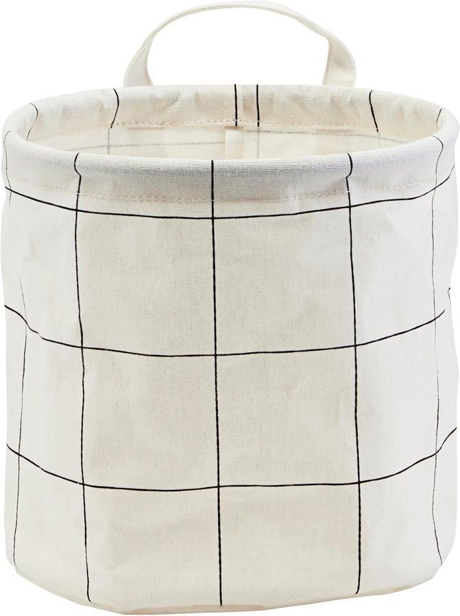 Squares Vasketøjskurv i Sort og Hvid - Praktisk Design