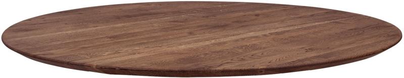 Boston  Rund Bordplade  Mocca  H3x128x128    Egetræ