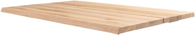 Elegant Egetræ Bordplade til Café- og Sofabord 110 cm
