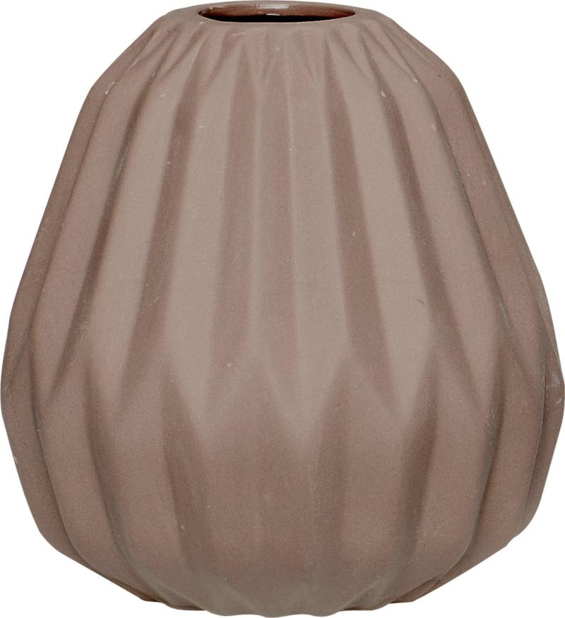 Smuk Brun Vase fra Hübsch - Perfekt til Blomsterbuketter