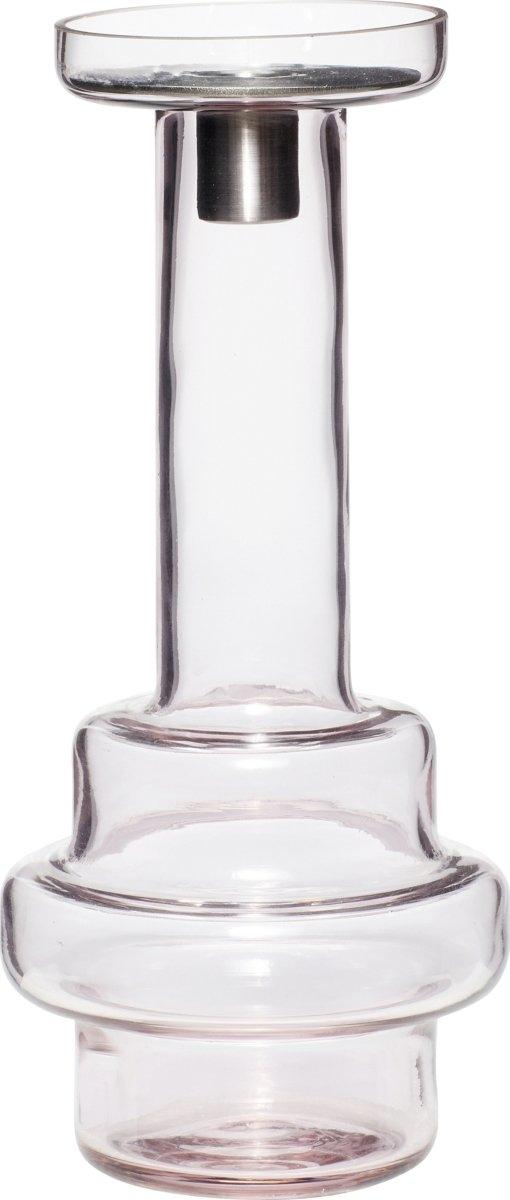 Alejandro Lysestage i Rosa - Elegant H24 cm
