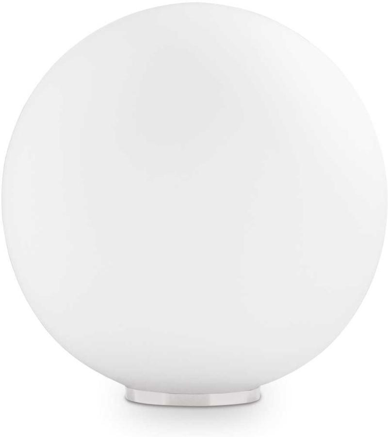 Elegant Mapa Bianco Bordlampe i Hvid Glas - Max 60W