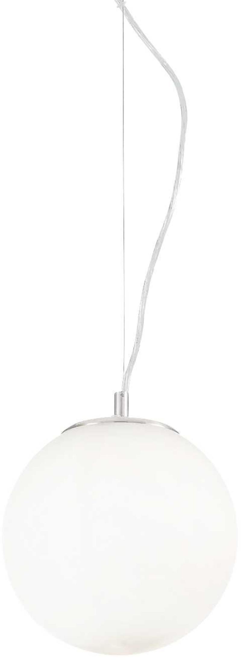 Mapa Bianco Pendel Lampe i Hvidt Glas - Elegant Belysning
