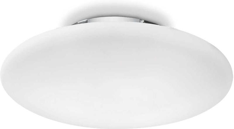Elegant Smarties Loftlampe i Hvid Glas - Max 60W