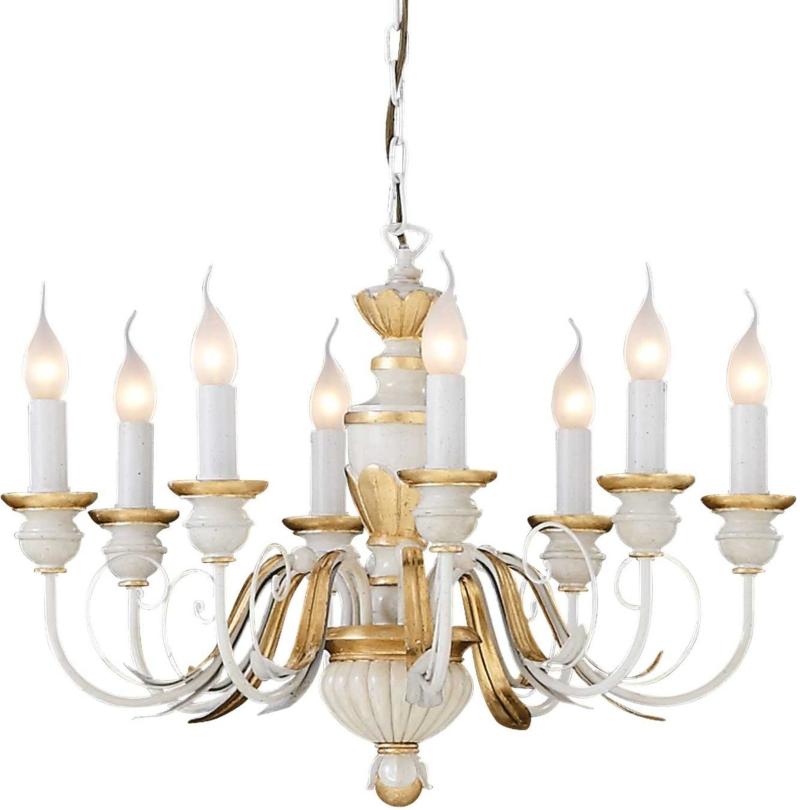 Firenze Pendel Lampe i Hvid og Bladguld - Elegance til Dit Hjem