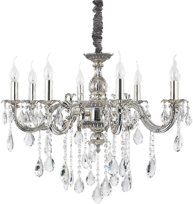 Impero Pendel Lampe i Sølv Krom - Elegant Belysning