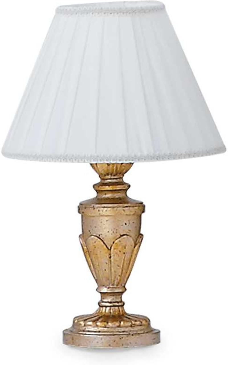 Elegant Firenze Bordlampe i Bladguld - Max 40W E14