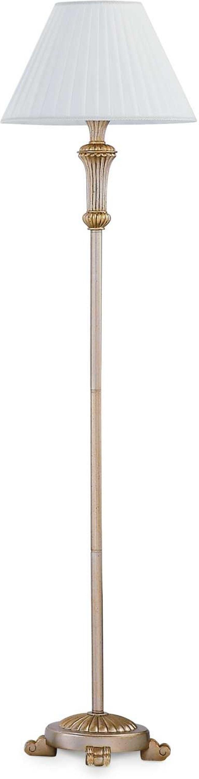 Firenze  Gulvlampe  E27 Max     60w  E27  Metal  Stof  Bladguld  ø420xh1650mm