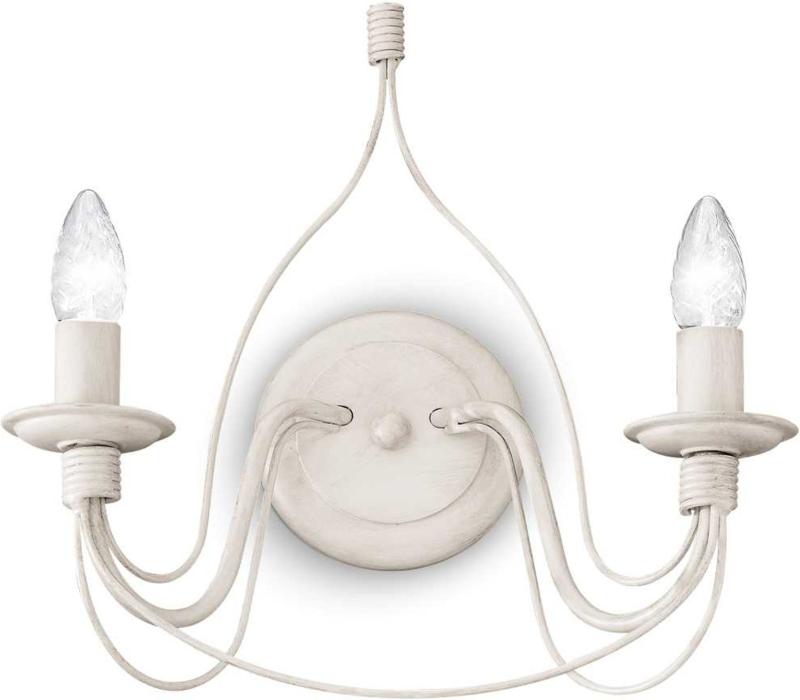 Corte Væglampe i Hvid Metal - Elegant Belysning 40W
