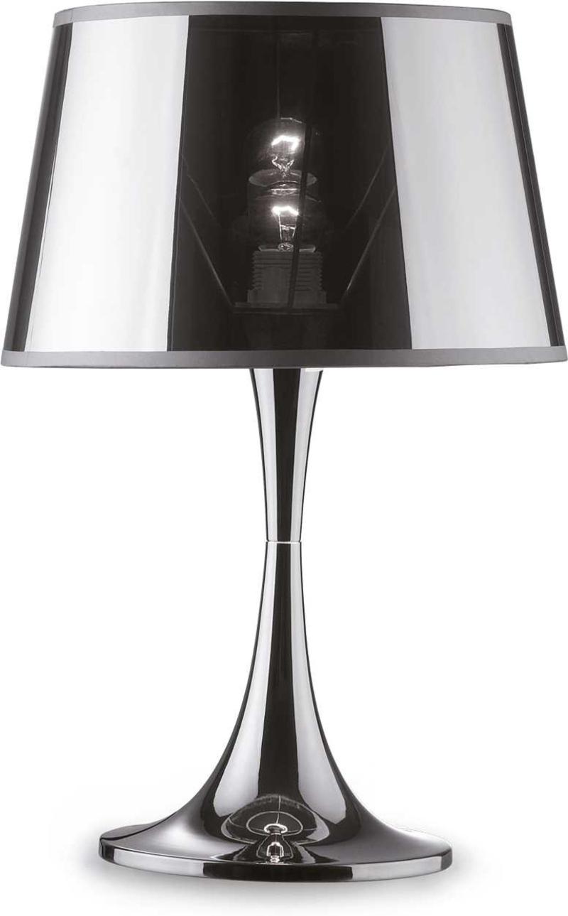 London Bordlampe E27 Max 60w E27 Krom Metal Plast ø320xh485mm