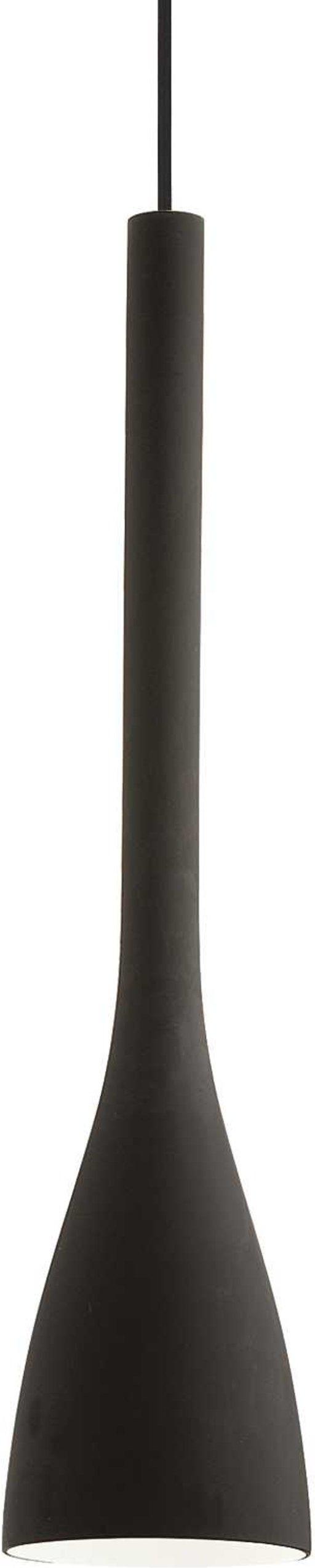 Flut Pendel Lampe i Sort Glas - Elegant Belysning