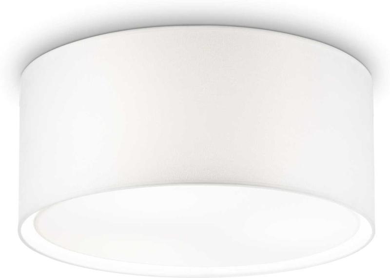 Elegant Wheel Loftlampe i Hvid Glas - Max 60W