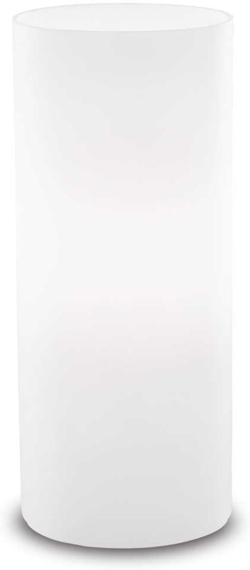 Elegant Edo Bordlampe i Hvid Glas - Max 60W