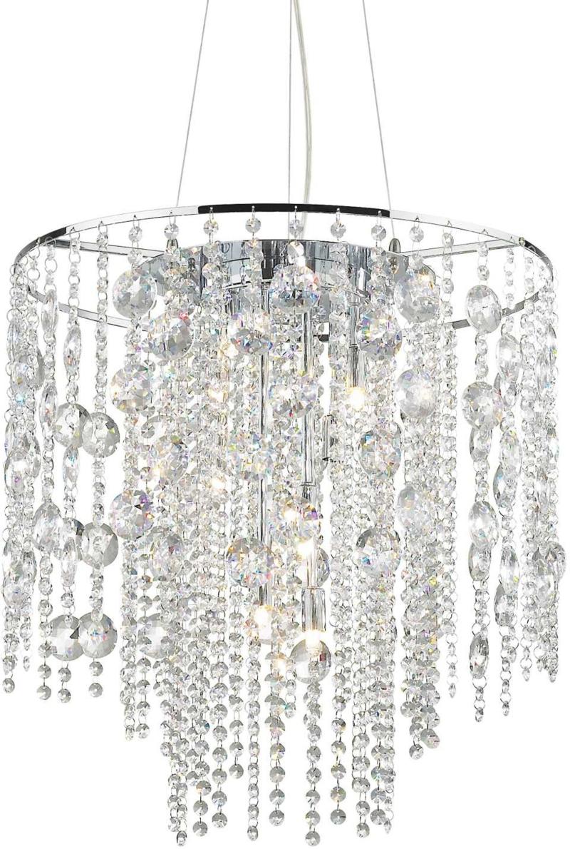 Evasione Pendel Lampe i Krom og Glas - Elegance til Hjemmet